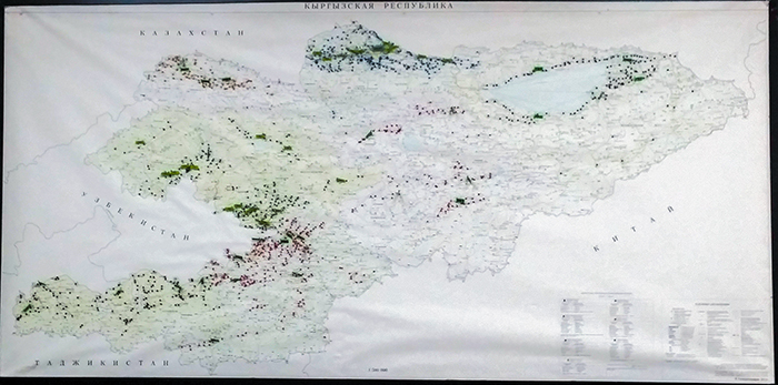 Village Health Committees in Kyrgyzstan: Red dots